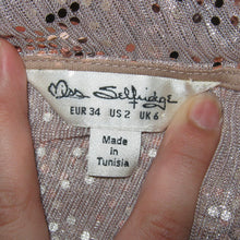 Load image into Gallery viewer, Miss Selfridge sequined top (S)
