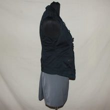 Load image into Gallery viewer, Button up black vest (XS/S)

