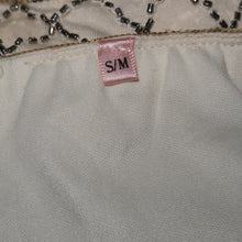 Load image into Gallery viewer, Sequenced beige skirt (S/M)
