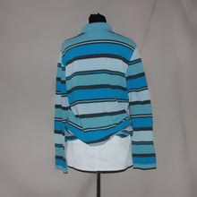 Load image into Gallery viewer, Lacoste stripped collared sweater (M)
