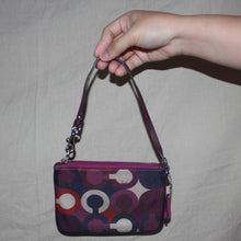 Load image into Gallery viewer, Multi color monogram wristlet
