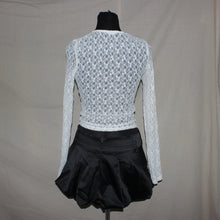 Load image into Gallery viewer, White laced mesh top (S)
