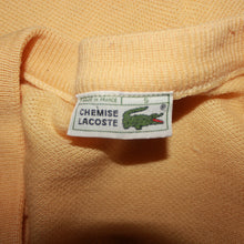 Load image into Gallery viewer, Lacoste oversized yellow V-neck cardigan (M/L)
