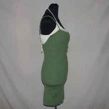 Load image into Gallery viewer, Two-toned green halter midi dress (S)
