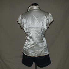 Load image into Gallery viewer, Review Australia satin type ruffled top (M)
