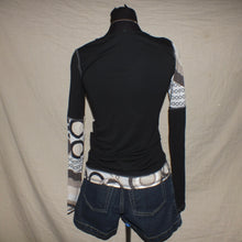 Load image into Gallery viewer, LES FEUX DE LA MODE patterned top (S)
