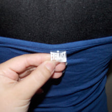 Load image into Gallery viewer, EverLast graphic halter blue top (S)
