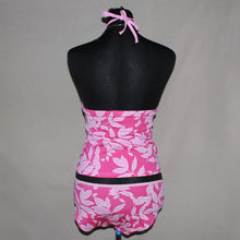 Load image into Gallery viewer, Pink floral two-piece bikini (S/M)
