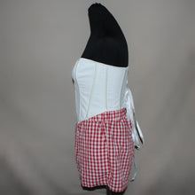Load image into Gallery viewer, White heart neckline corset (M)
