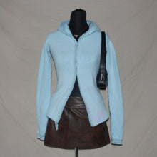 Load image into Gallery viewer, Twin-Set Simona Barbieri baby blue hooded top (XS/S)
