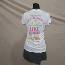Load image into Gallery viewer, Vintage Juicy Couture "Champagne Squadron Live" tee (S)
