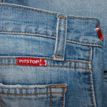 Load image into Gallery viewer, Bedazzled flared low-waisted jeans (W29)

