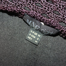 Load image into Gallery viewer, Purple crochet mesh camisole top (S)
