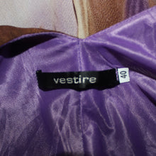 Load image into Gallery viewer, Vesitire purple floral midi dress (S)
