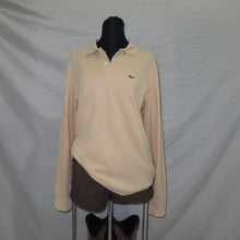 Load image into Gallery viewer, Lacoste bridge logo collared sweater (L)
