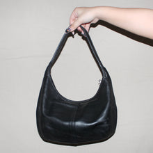 Load image into Gallery viewer, Vintage Coach Ergo black leather hobo bag
