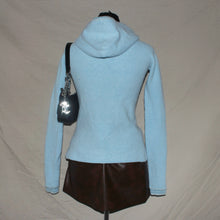 Load image into Gallery viewer, Twin-Set Simona Barbieri baby blue hooded top (XS/S)

