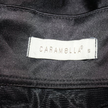 Load image into Gallery viewer, Black satin bubble mini skirt (S)
