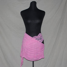 Load image into Gallery viewer, Outcast pink laced asymmetrical with tag ruched skirt (M)
