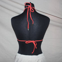Load image into Gallery viewer, Orange triangle tassel top (S)
