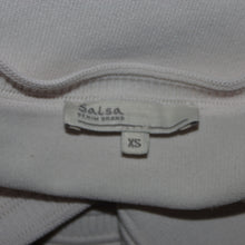 Load image into Gallery viewer, White v-cut buttoned sleeve top (XS)
