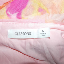 Load image into Gallery viewer, Pink floral ruched long dress (S)
