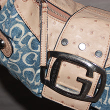 Load image into Gallery viewer, Rare denim Guess shoulder bag

