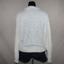 Load image into Gallery viewer, Lacoste white soft knitted high neck sweater (L)
