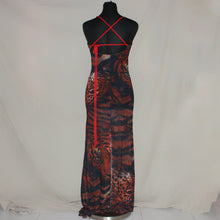 Load image into Gallery viewer, Tiger print mesh one-piece maxi dress (S)
