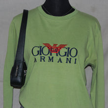 Load image into Gallery viewer, AJ embroidered green long sleeves (S)
