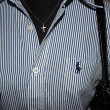 Load image into Gallery viewer, Ralph Lauren blue button up (L)
