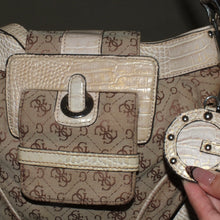 Load image into Gallery viewer, Vintage Guess monogram charm shoulder bag
