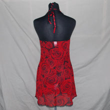 Load image into Gallery viewer, Roses patterned mesh laced lingerie (M)
