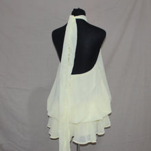 Load image into Gallery viewer, Yellow halter midi dress (M)
