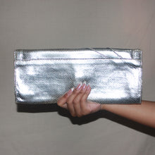 Load image into Gallery viewer, Vintage Silver Guess Clutch
