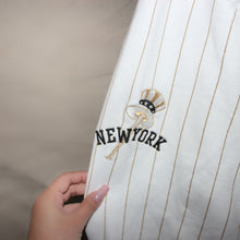 Load image into Gallery viewer, Vintage Yankees stripped gold plated zipped up hoodie (XXL)
