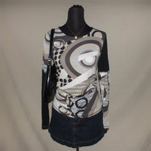 Load image into Gallery viewer, LES FEUX DE LA MODE patterned top (S)
