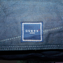 Load image into Gallery viewer, Guess denim shoulder bag
