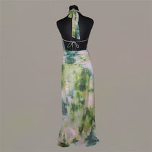 Load image into Gallery viewer, PEPPERMAYO floral mesh cowl neck long dress (S)
