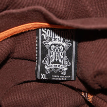 Load image into Gallery viewer, Southpole embroidered brown cropped long sleeves (XL)
