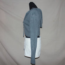 Load image into Gallery viewer, Cropped gray zip up (S/M)
