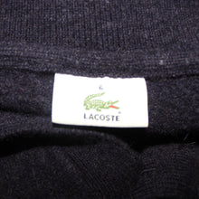 Load image into Gallery viewer, Lacoste dark button up wool sweater (S)
