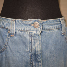 Load image into Gallery viewer, Desigual ruffled denim long skirt (W36)
