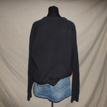Load image into Gallery viewer, Nike swoosh black matte black sweater (L)
