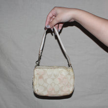 Load image into Gallery viewer, Vintage Coach beige leather small wristlet
