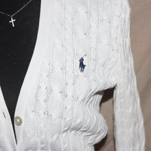 Load image into Gallery viewer, Ralph Lauren Sport white knitted cardigan (M)
