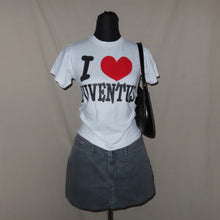 Load image into Gallery viewer, &quot;I ♥️ Juventus&quot; graphic white tee (XS)
