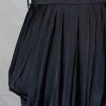 Load image into Gallery viewer, Black asymmetrical midi dress (S)
