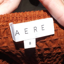 Load image into Gallery viewer, Aere brown ruched long dress (S)
