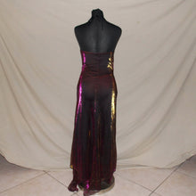 Load image into Gallery viewer, Daisy holographic droop down long dress (S)
